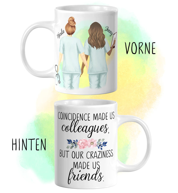 Tasse Pflege Kolleginnen