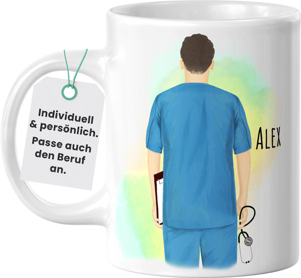 Tasse Krankenpfleger, Altenpfleger, Arzthelfer