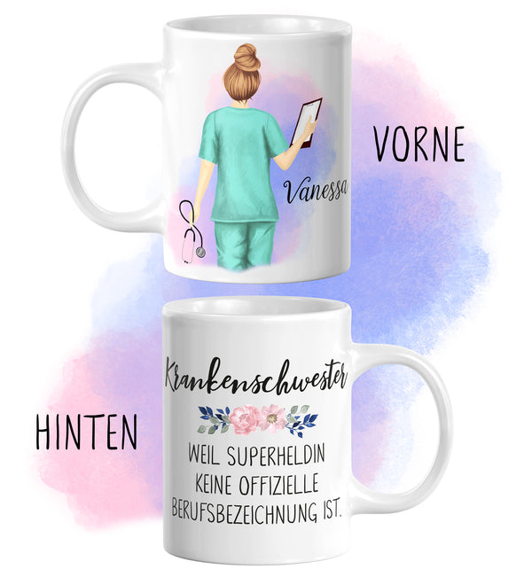 Tasse Krankenschwester, Altenpflegerin, Arzthelferin